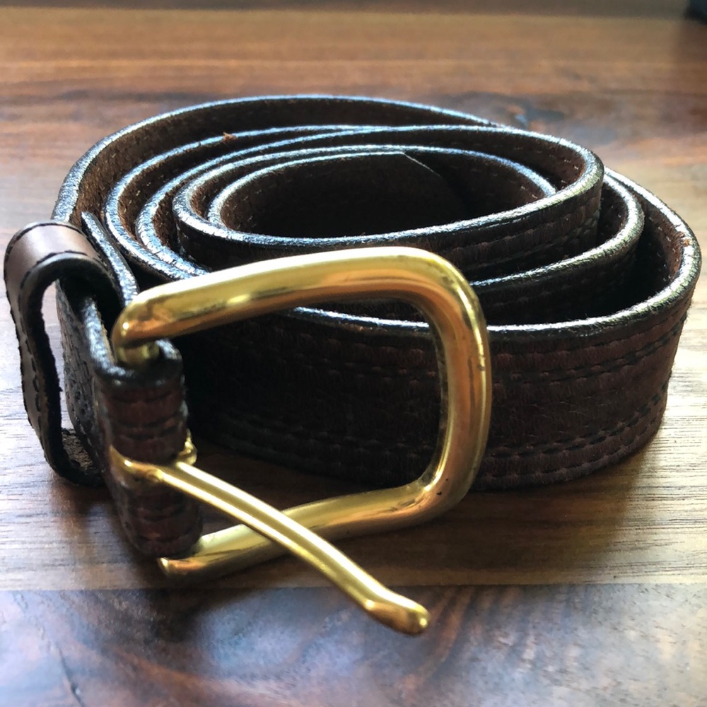 Men’s Vintage Made in the USA Leather Belt